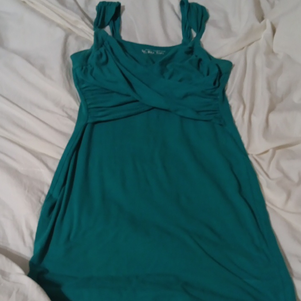 Teal Mini Dress